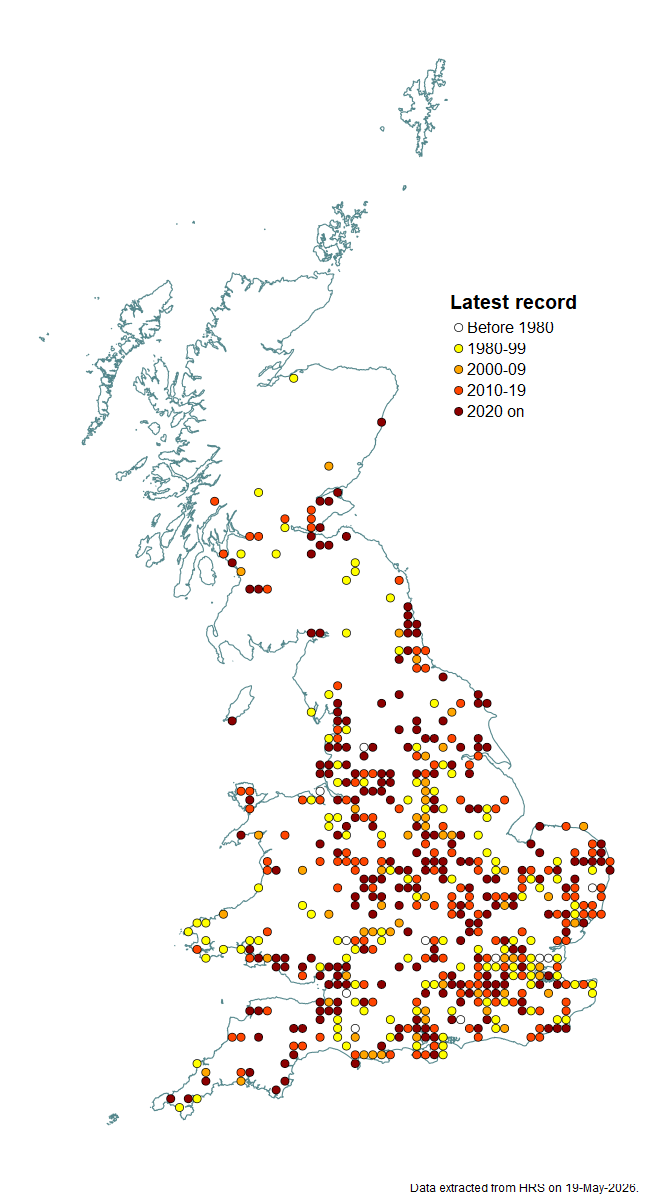Distribution map for Anasimyia contracta