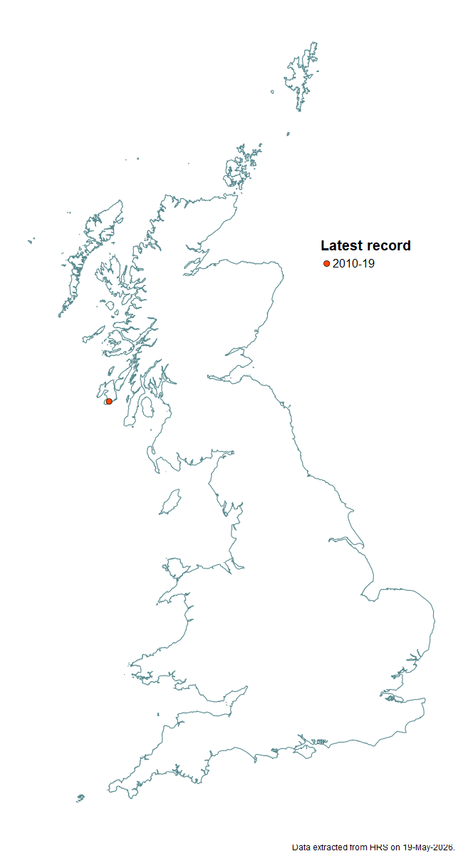 Distribution map for Cheilosia ahenea