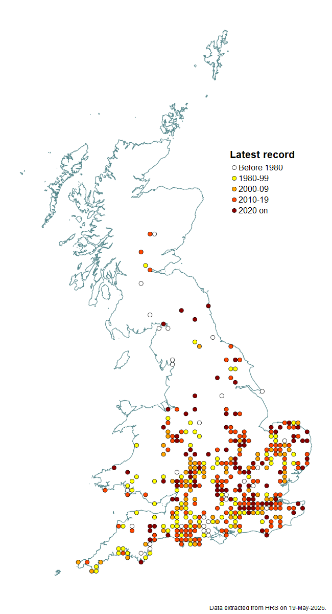Distribution map for Cheilosia vulpina