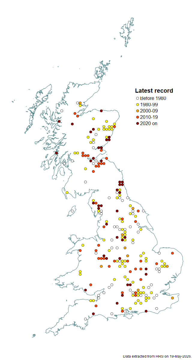 Distribution map for Melangyna quadrimaculata
