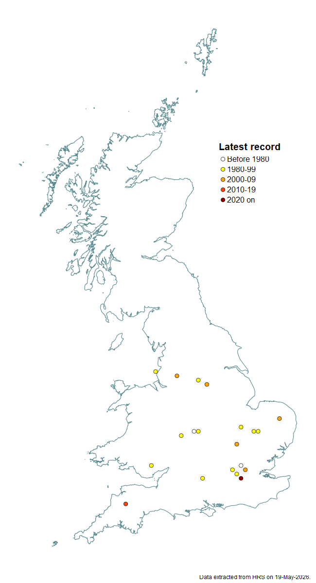 Distribution map for Neocnemodon brevidens