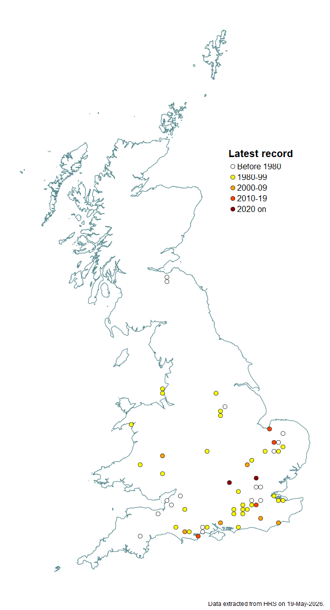 Distribution map for Neocnemodon latitarsis