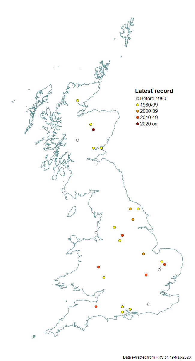 Distribution map for Neocnemodon verrucula