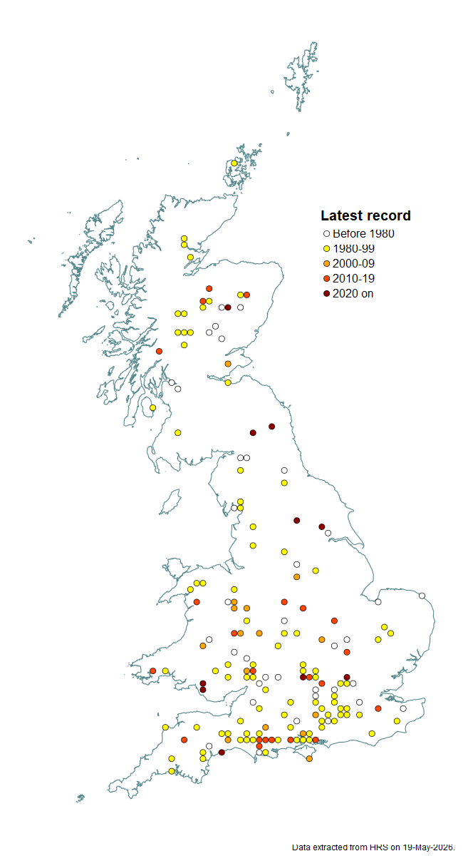 Distribution map for Parasyrphus annulatus