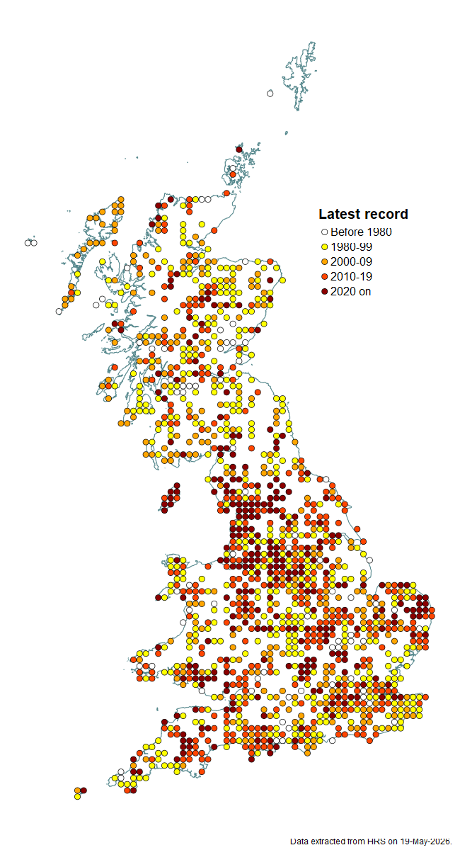 Distribution map for Platycheirus angustatus