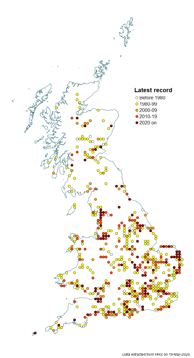 Distribution map for Platycheirus fulviventris