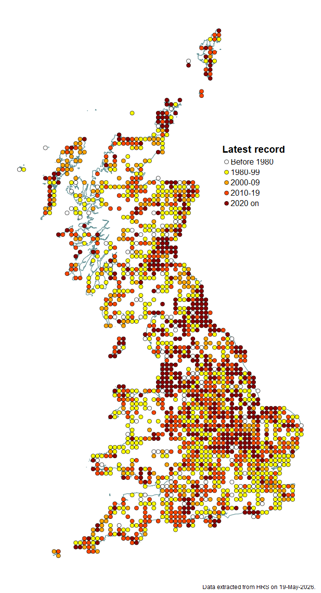 Distribution map for Platycheirus manicatus