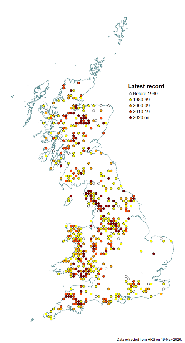 Distribution map for Sphaerophoria philanthus