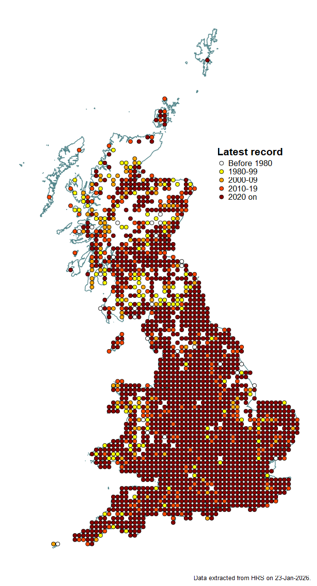 Distribution map for Volucella pellucens