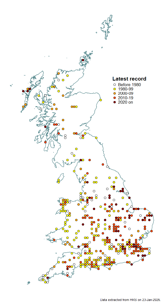 Distribution map for Cheilosia latifrons